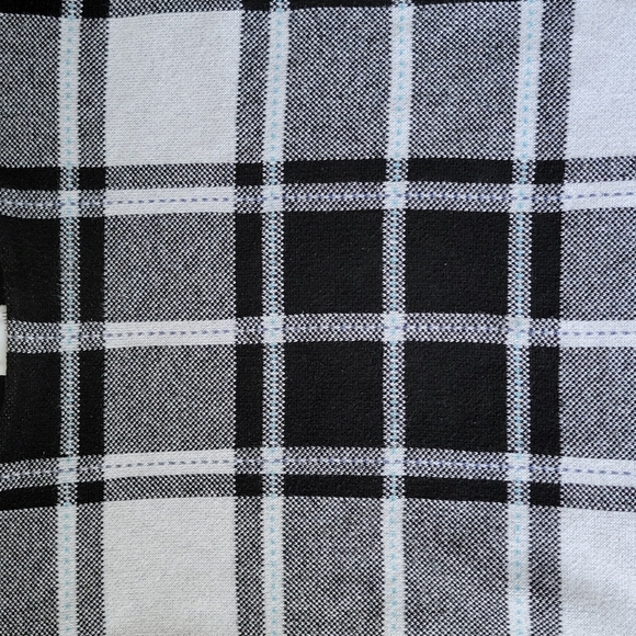 J.Jill Black White Plaid Windowpane Pullover Sweater XS - Picture 3 of 8